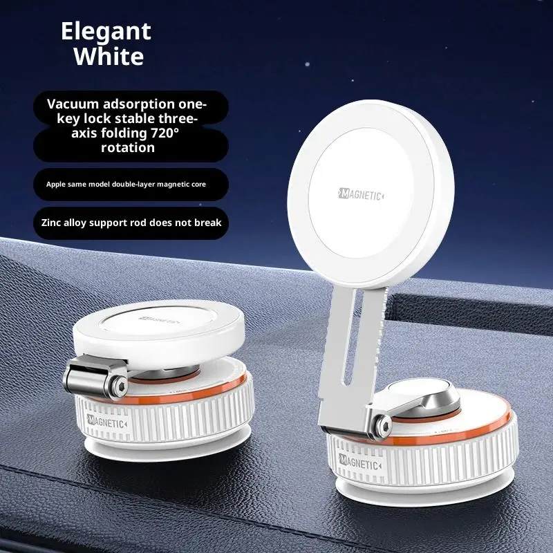 K99 Podwójny Metalowy Uchwyt Magnetyczny 360° Teleskopowy 📱